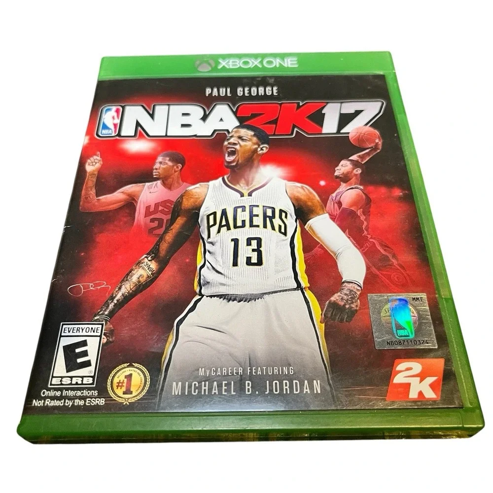 NBA 2K17 Video Game Microsoft Xbox One Tested Used Disc Case Basketball Sports